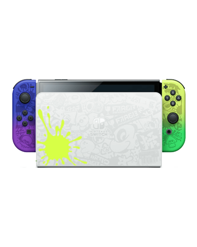 OLED Nintendo Switch Splatoon Edition Handheld