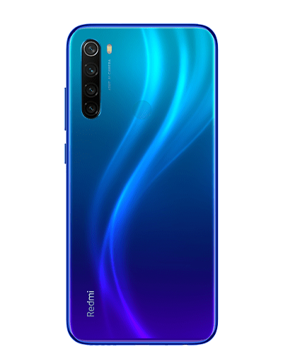 Xiaomi Redmi Note 8 2021 Neptune Blau Rückseite