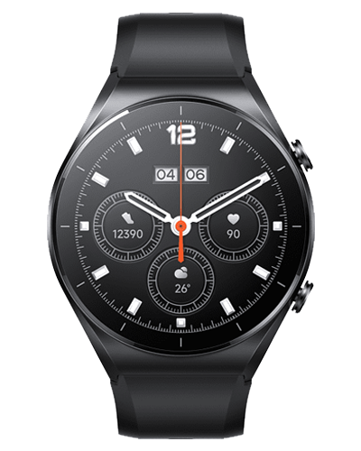 Xiaomi Watch S1 Schwarz Vorderseite