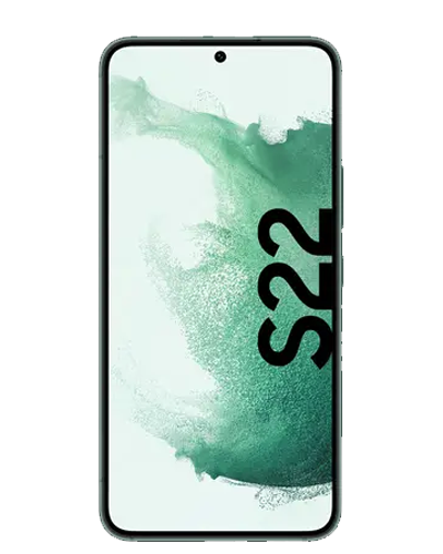 Samsung Galaxy S22 Grün Voderseite