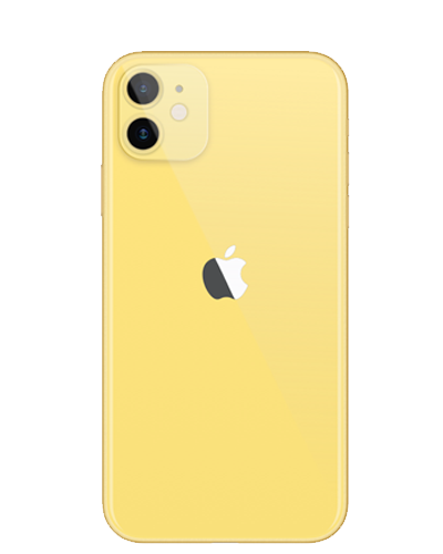 Apple iPhone 11 Gelb Rückseite