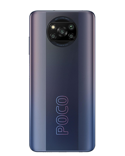 Xiaomi Poco X3 Pro Phantom Black Rückseite