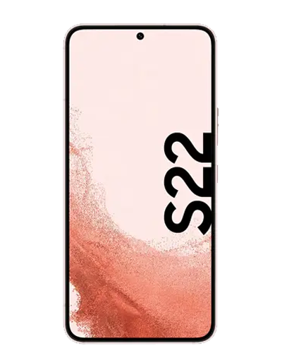 Samsung Galaxy S22 Pink Gold Vorderseite