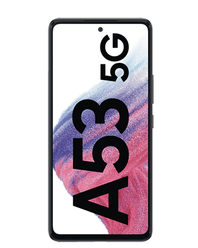 Samsung Galaxy A53 5G Schwarz Vorderseite