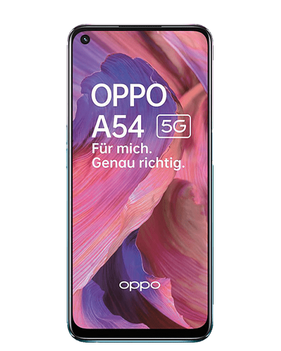 Oppo A54 5G Schwarz Vorderseite