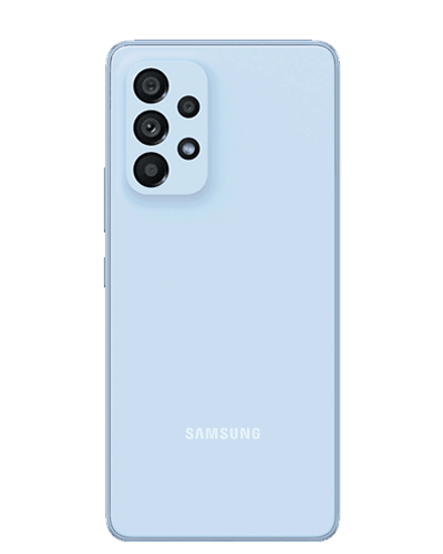 Samsung Galaxy A53 5G Blau Rückseite